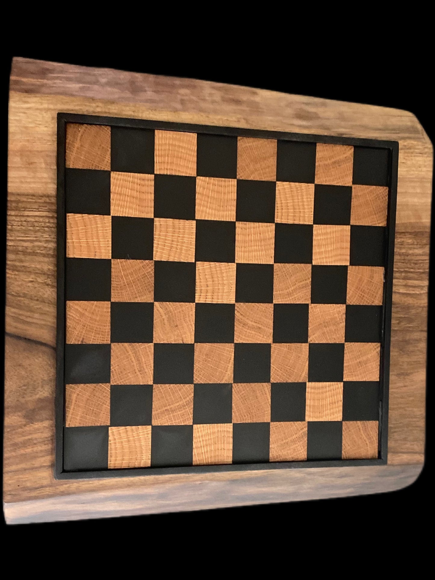 Black Walnut Chess Board