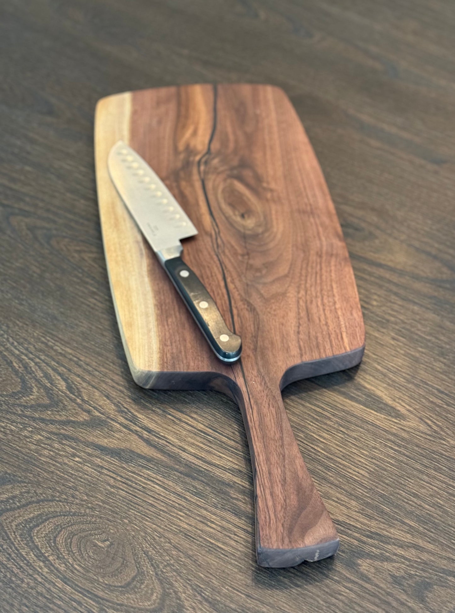 Black Walnut/ Black Epoxy Charcuterie Board