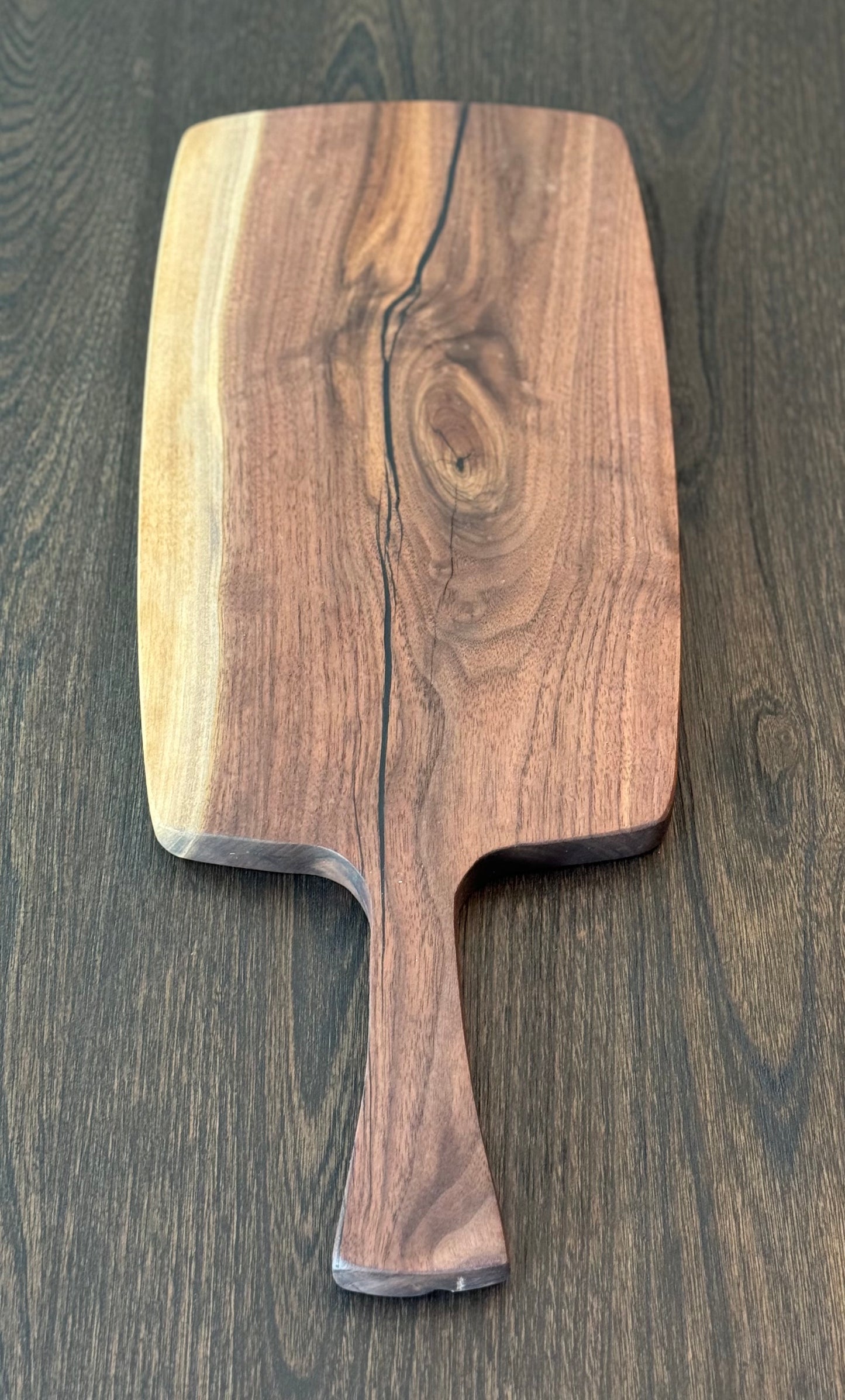 Black Walnut/ Black Epoxy Charcuterie Board