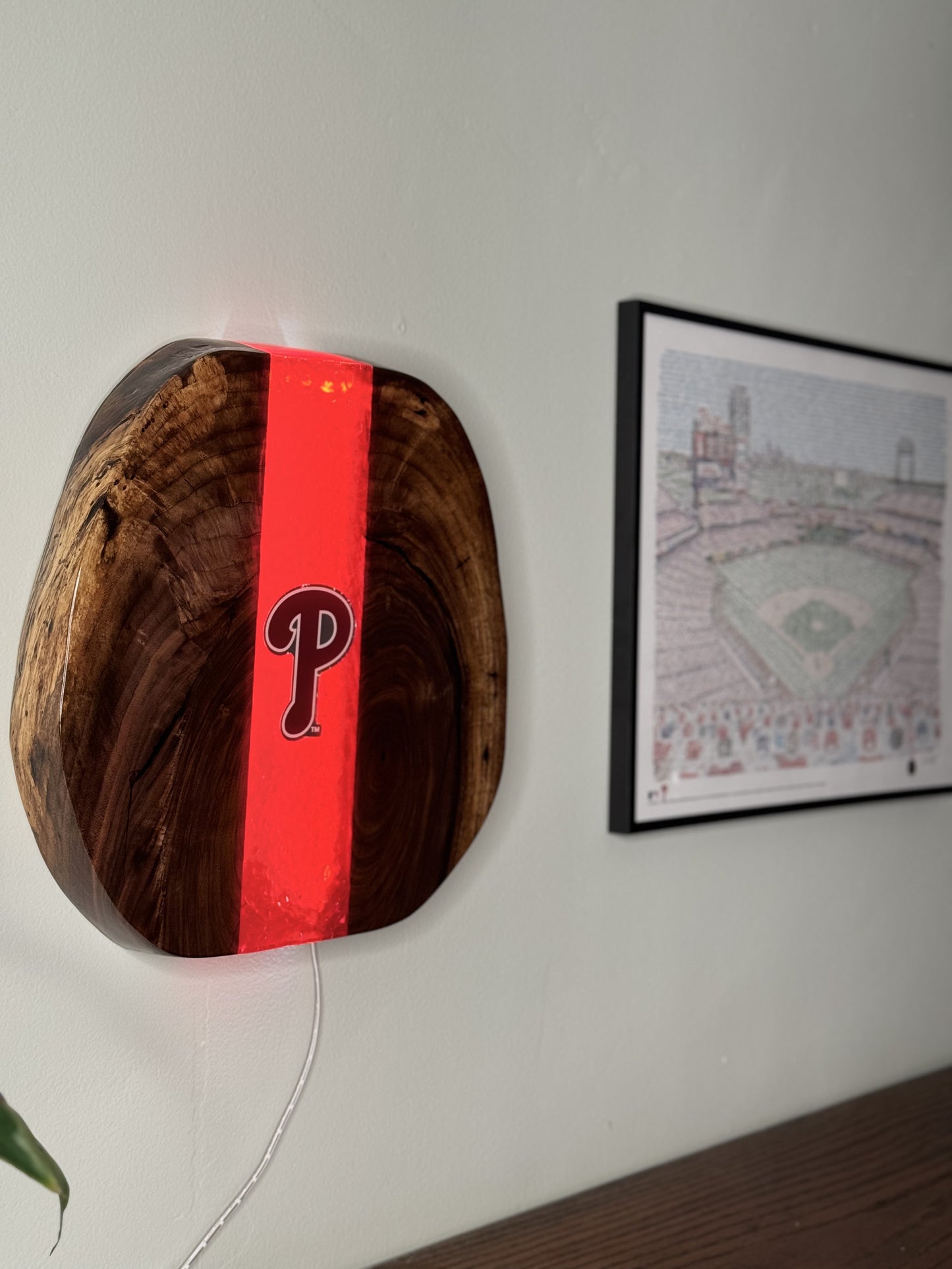 Handmade Phillies Wall Art