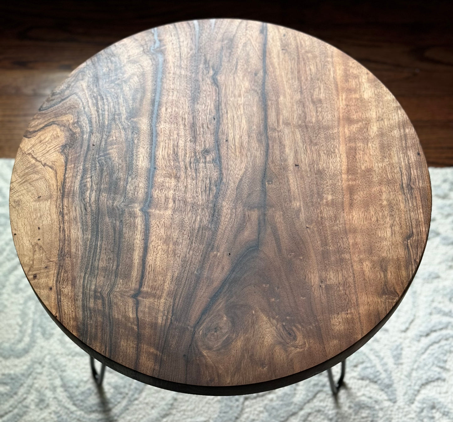 English Walnut End Table