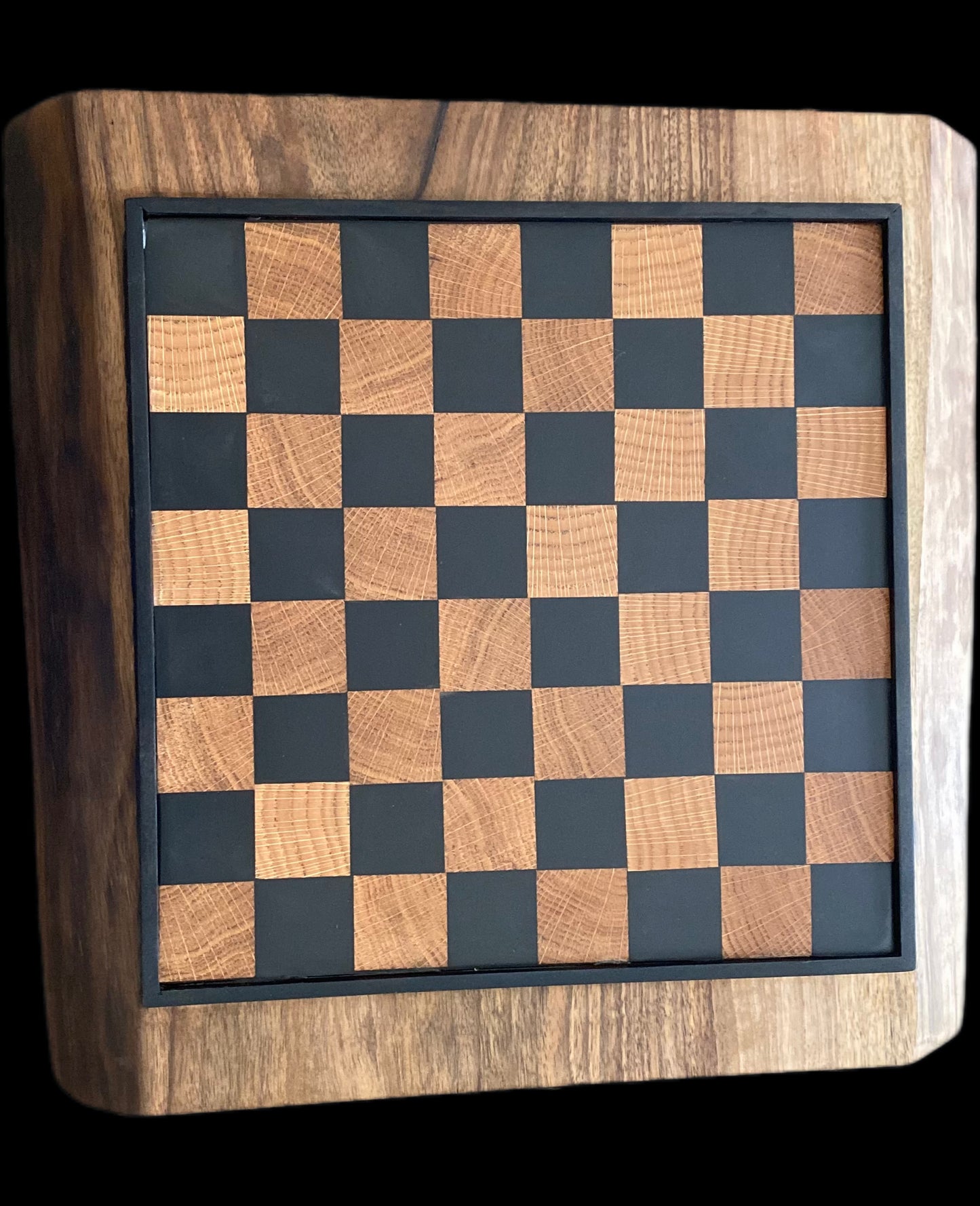 Black Walnut Chess Board